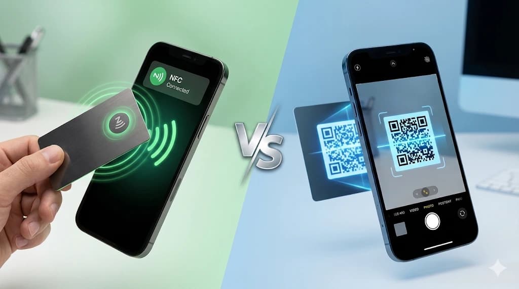 NFC vs QR Code: Which is Better for Business Cards?